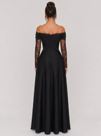 Zephrina Celestine lace sleeve maxi dress