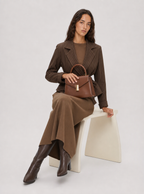 Zephrina Cambria belted stripe set