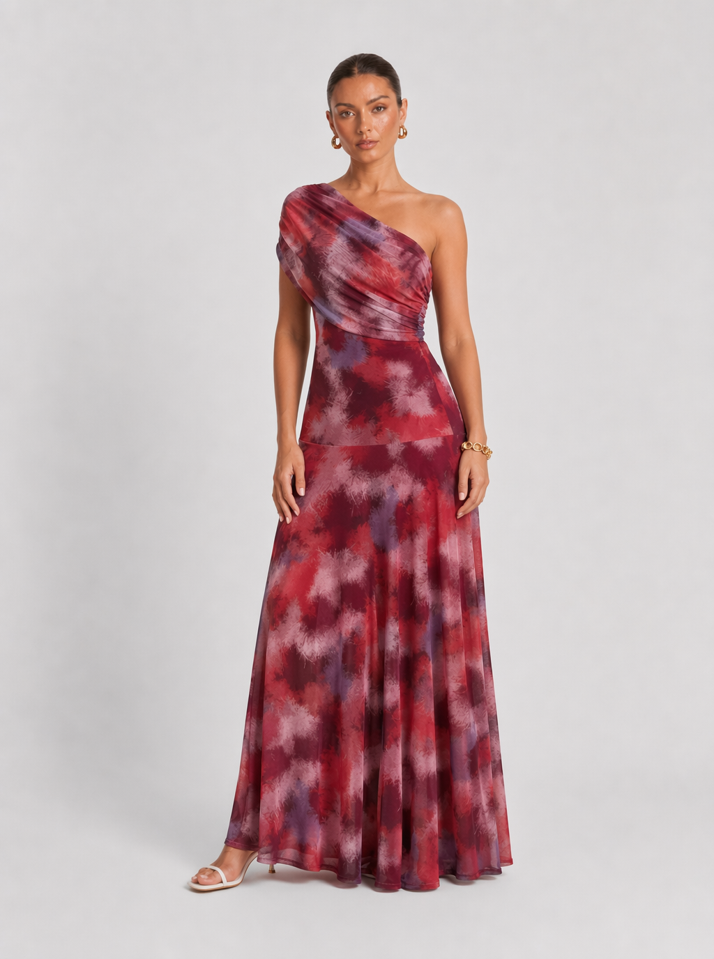 Grace One Shoulder Maxi Dress