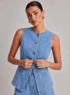 Zephrina Bryn Jeans-Shorts-Set