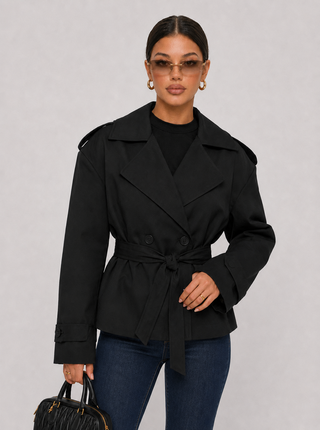 Nadine Belted Trench Coat