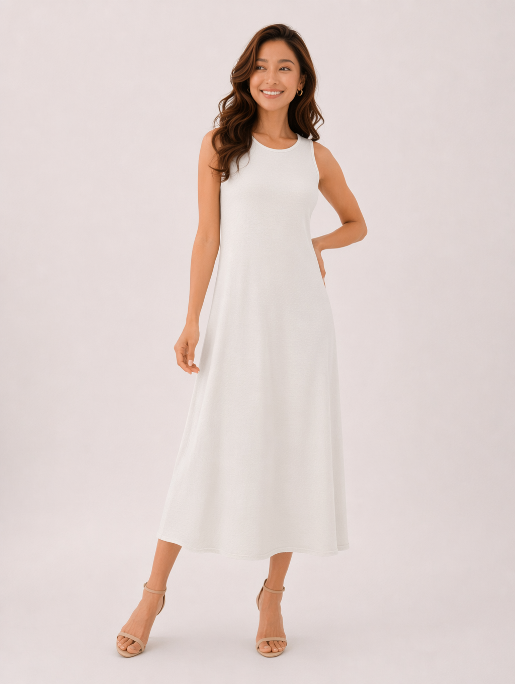 Timeless White Lace Maxi Dress