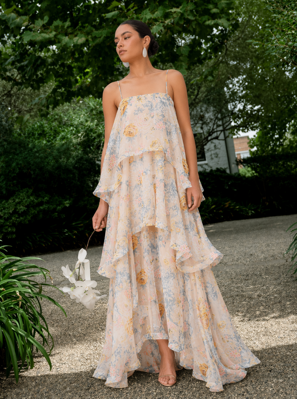 Molly Tiered Floral Maxi Dress