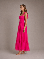 Beatrice Polka Dot Netz-Kleid