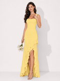 Zephrina floral-texture ruffle maxi dress in pink floral