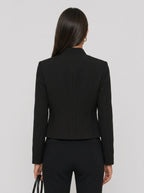 Zephrina Linnea military button jacket in black