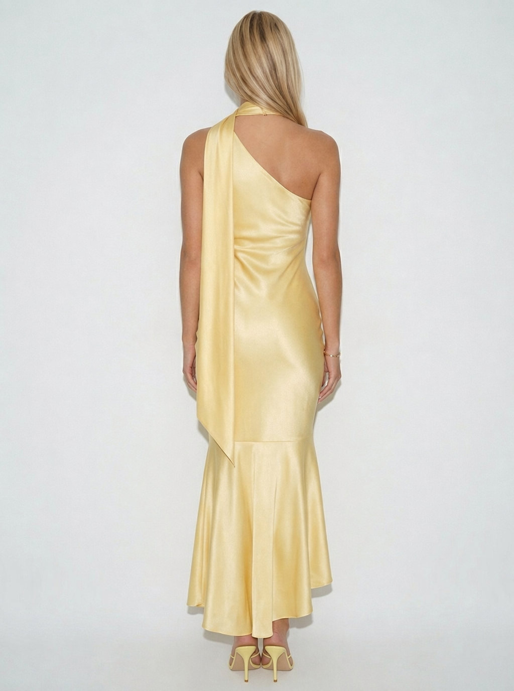 Midikleid in Ringelblumengelb
