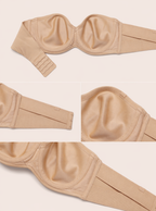 Zephrina smooth strapless bra in nude
