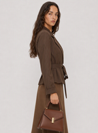 Zephrina Cambria belted stripe set