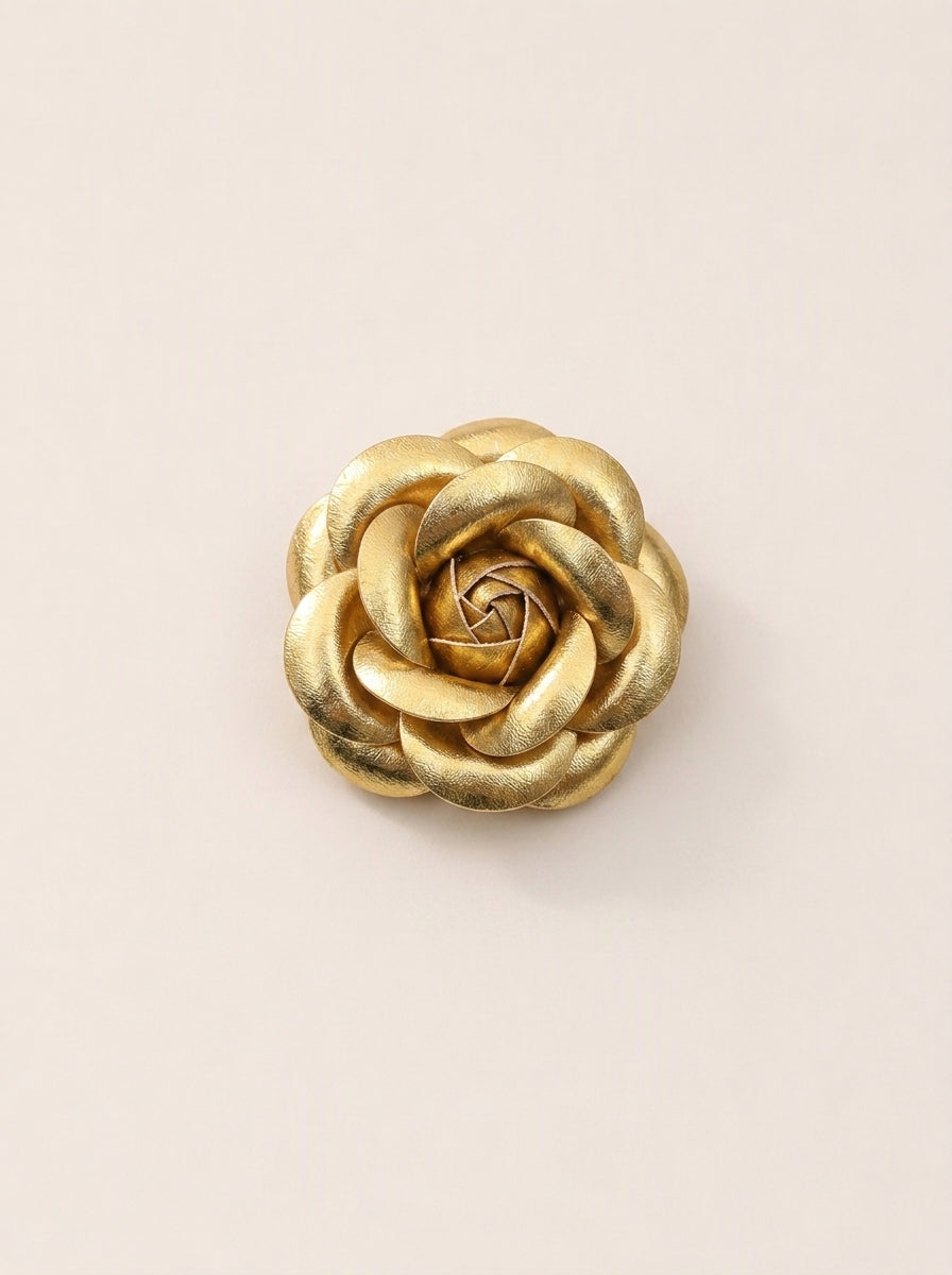 Pippa Sculpted Rose Brooch