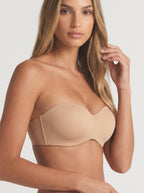 Zephrina smooth strapless bra in nude