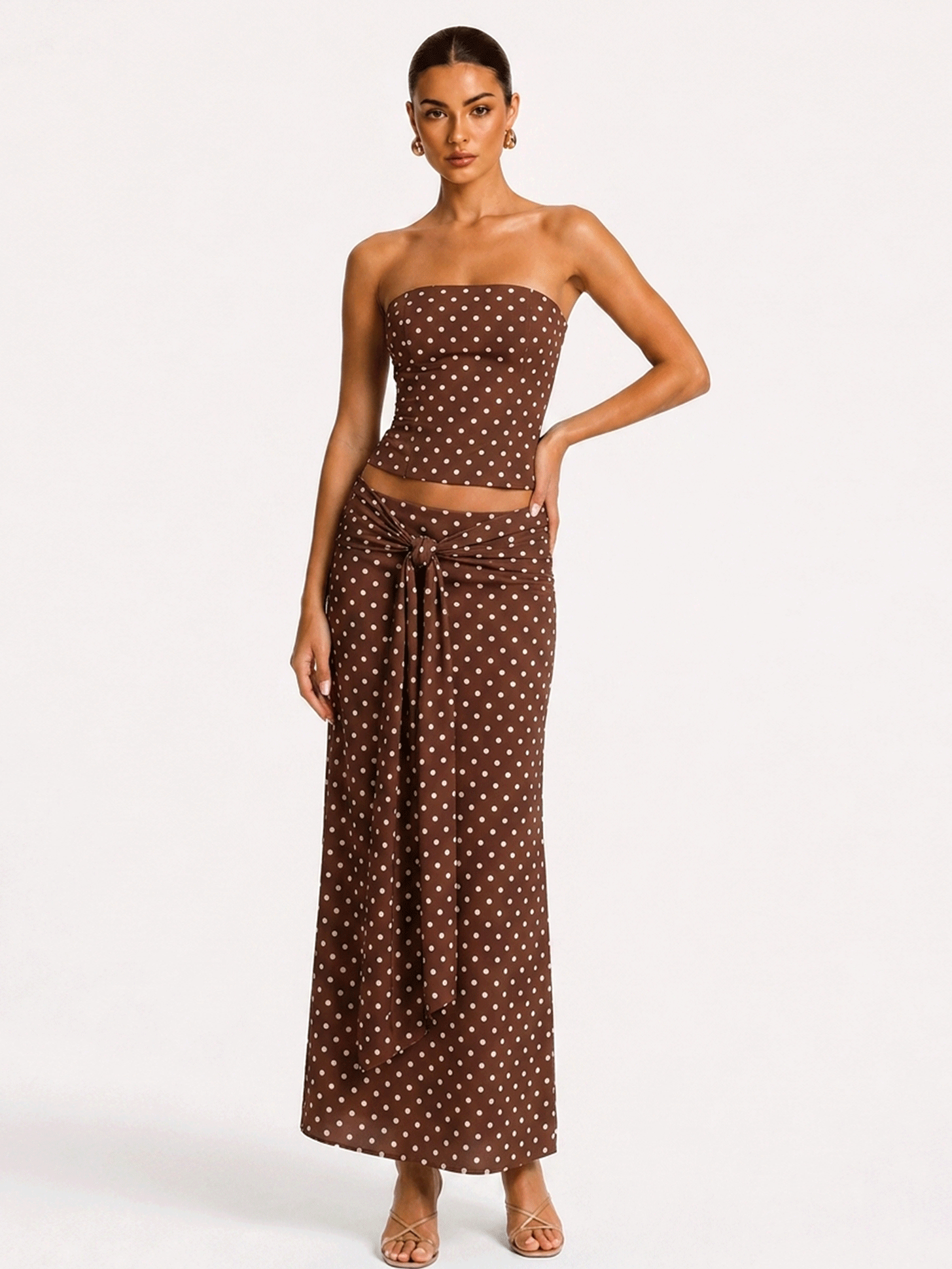 Camille Hellblaues Co-ord Set