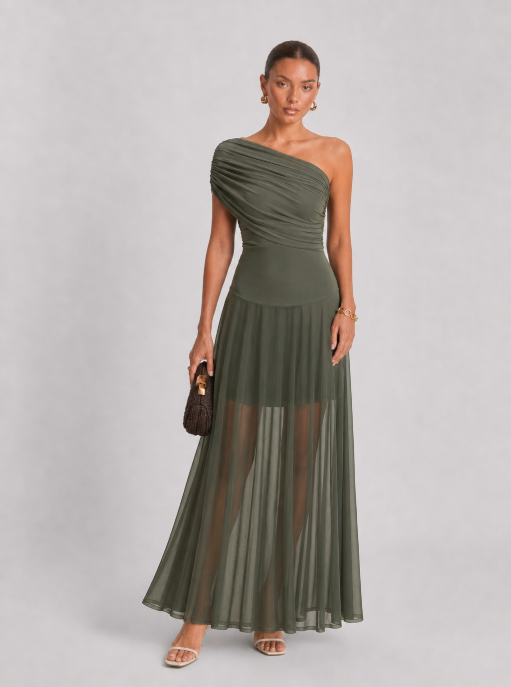 Grace One Shoulder Maxi Dress