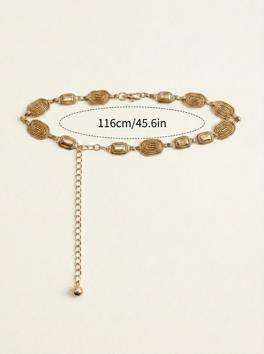Alice Oval Chain Belt