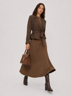 Zephrina Cambria belted stripe set