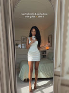 Odette Square-Neck Mini Dress