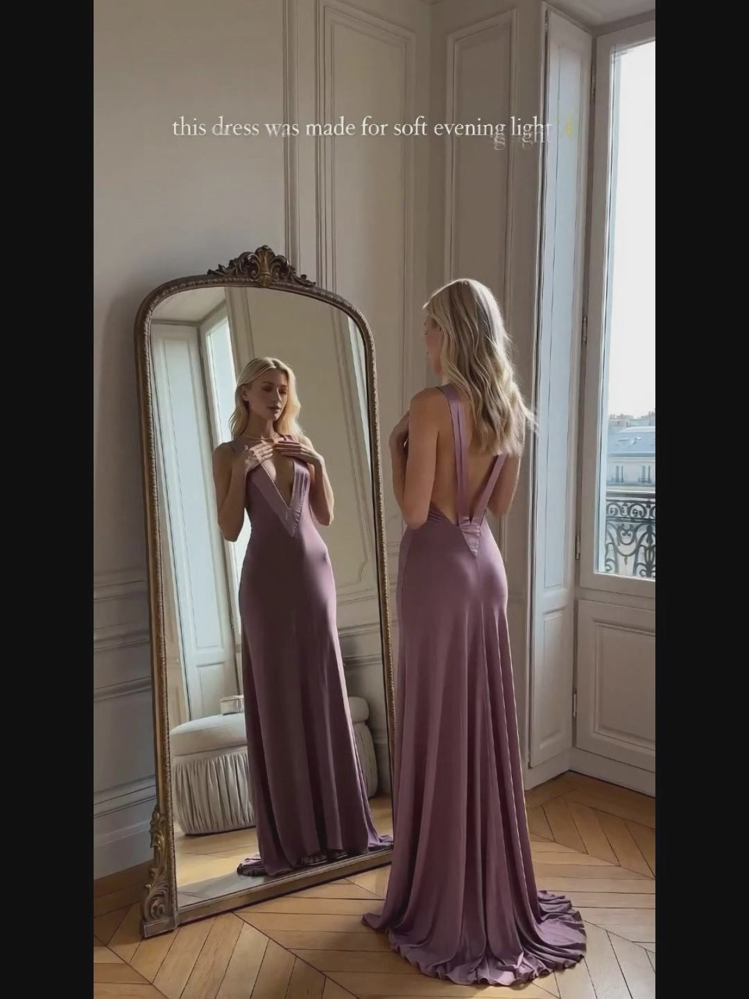 Celeste Plunge V Maxi Dress