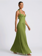 Veda Olive Maxikleid