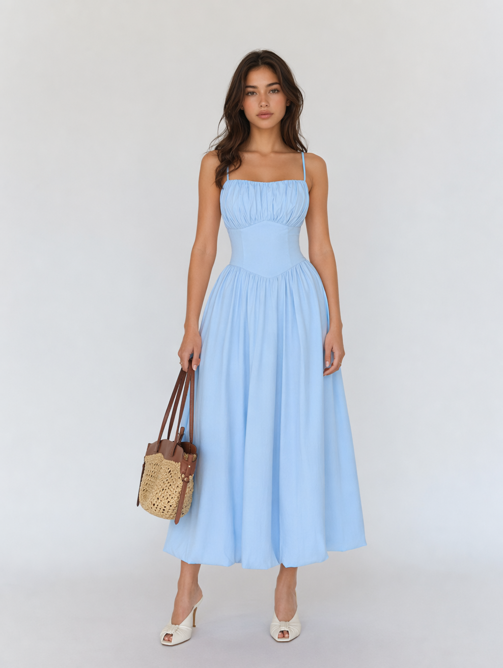 Versatile Vacation-style Camisole Dress