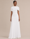 Draped Sleeveless Long Dress