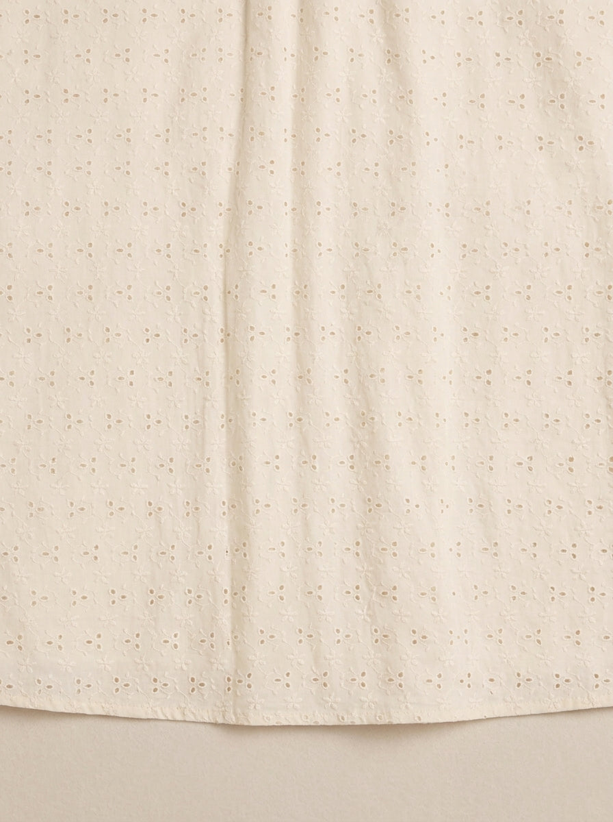 Embroidered Corset Midi Dress