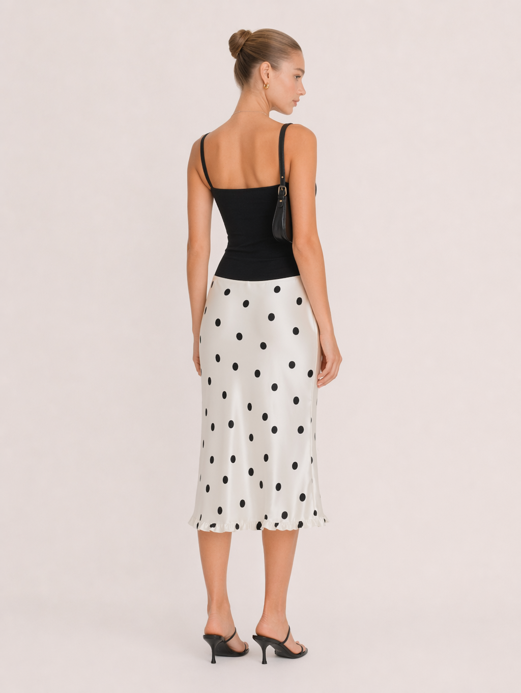 Vintage Polka Dot Slip Dress